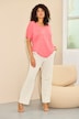 Broek, rechte pijpen, comfortabele tailleband