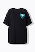 T-shirt, oversize-modell, print på ryggen