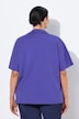 Sweatshirt, Oversized, Hemdkragen, Halbarm
