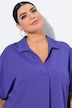 Sweatshirt, Oversized, Hemdkragen, Halbarm