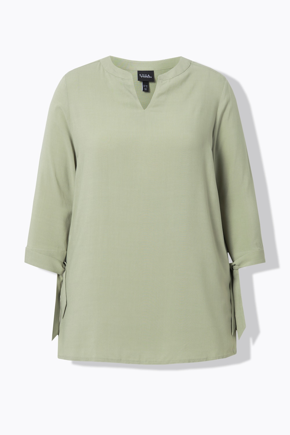 Stora storlekar Blus, Dam, grön, storlek: 46/48, Viskos, Ulla Popken