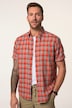 JP 1880 ternet skjorte, kortærmet, buttondown-krave, moderne pasform, op til 8 XL