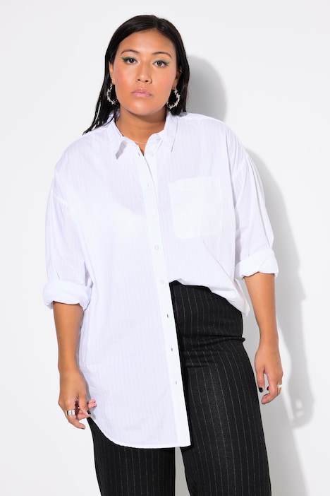 Camicia a righe dal taglio oversize