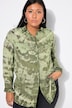 Blusa larga camisera, forma boxy, look batik, aspecto vintage
