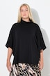Poncho Style Turtleneck Sweatshirt
