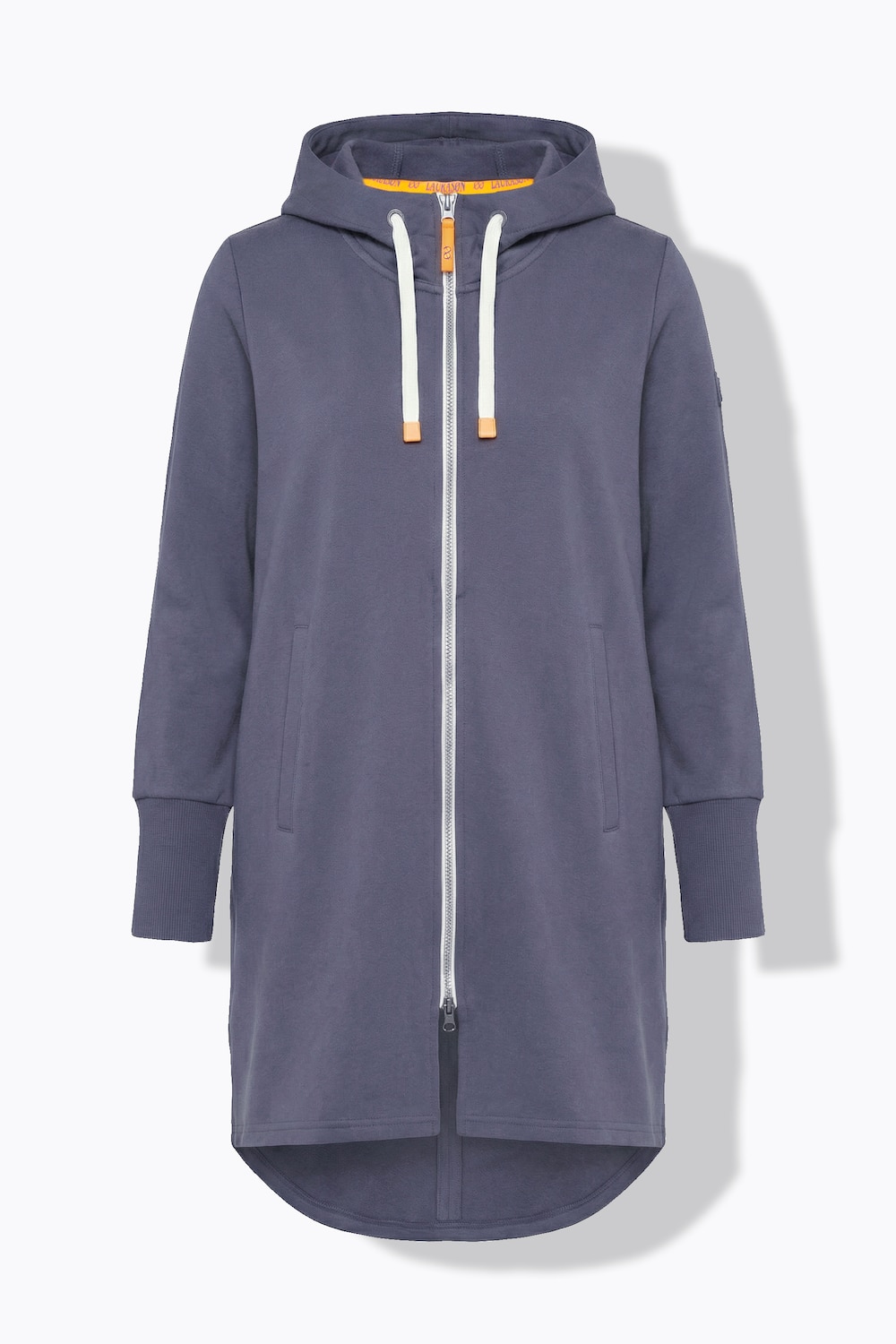 Stora storlekar Mjukisjacka, Dam, brun, storlek: 44/46, Bomull/Polyester, LAURASON