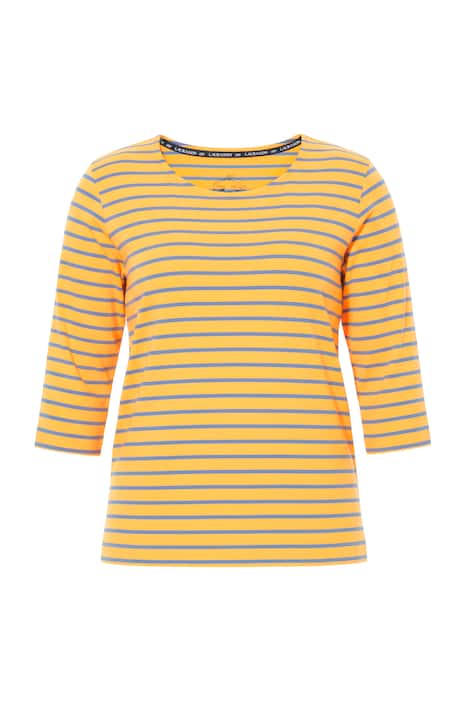 Pruhované tričko, 3/4 rukávy, kulatý výstřih