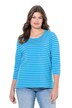 Pruhované tričko, 3/4 rukávy, kulatý výstřih