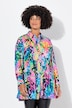 Bluse, A-linje, farget leomønster