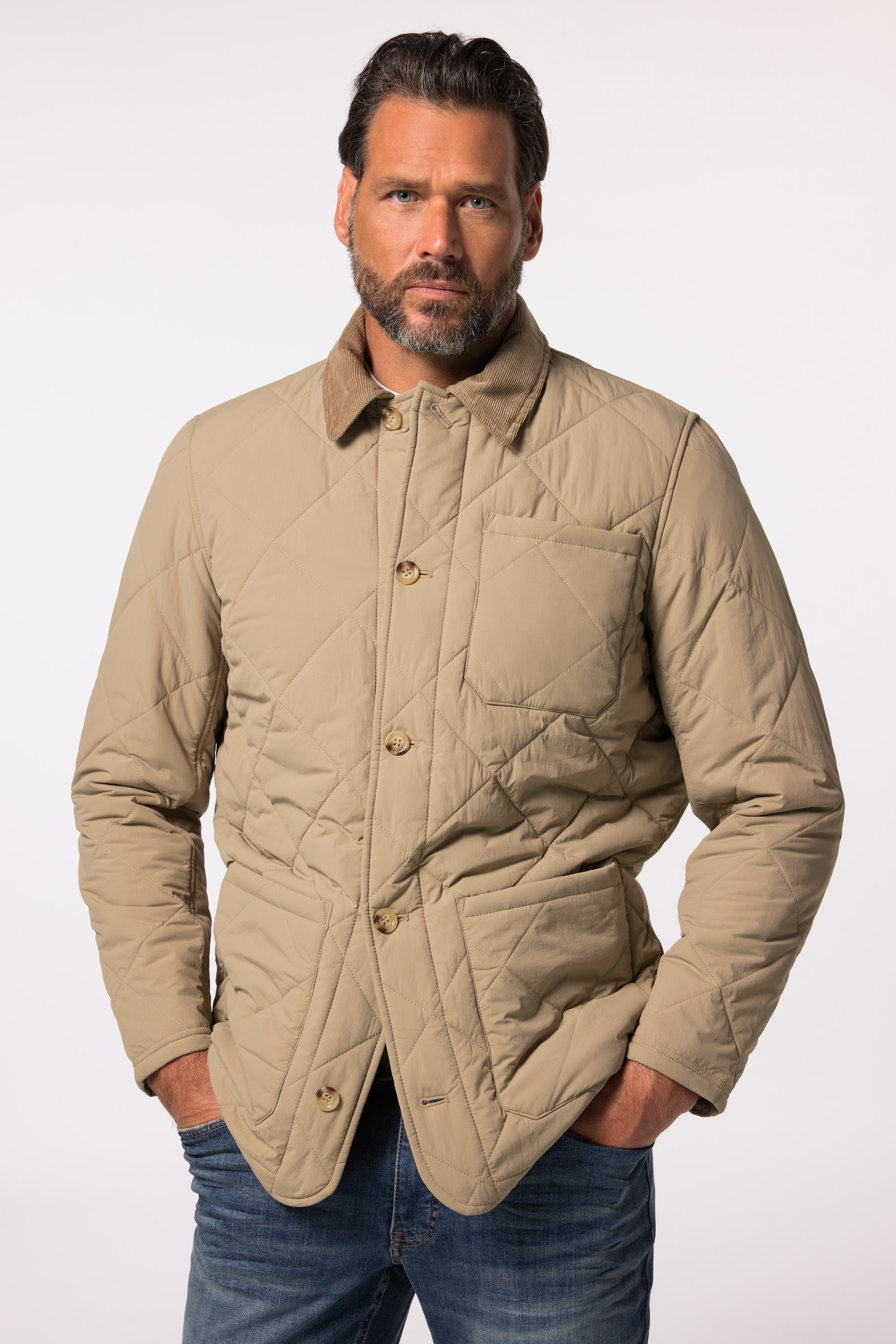 JP 1880 Herren große Größen JP 1880 Steppjacke Cowboy Cordkragen bis 8 XL 836628