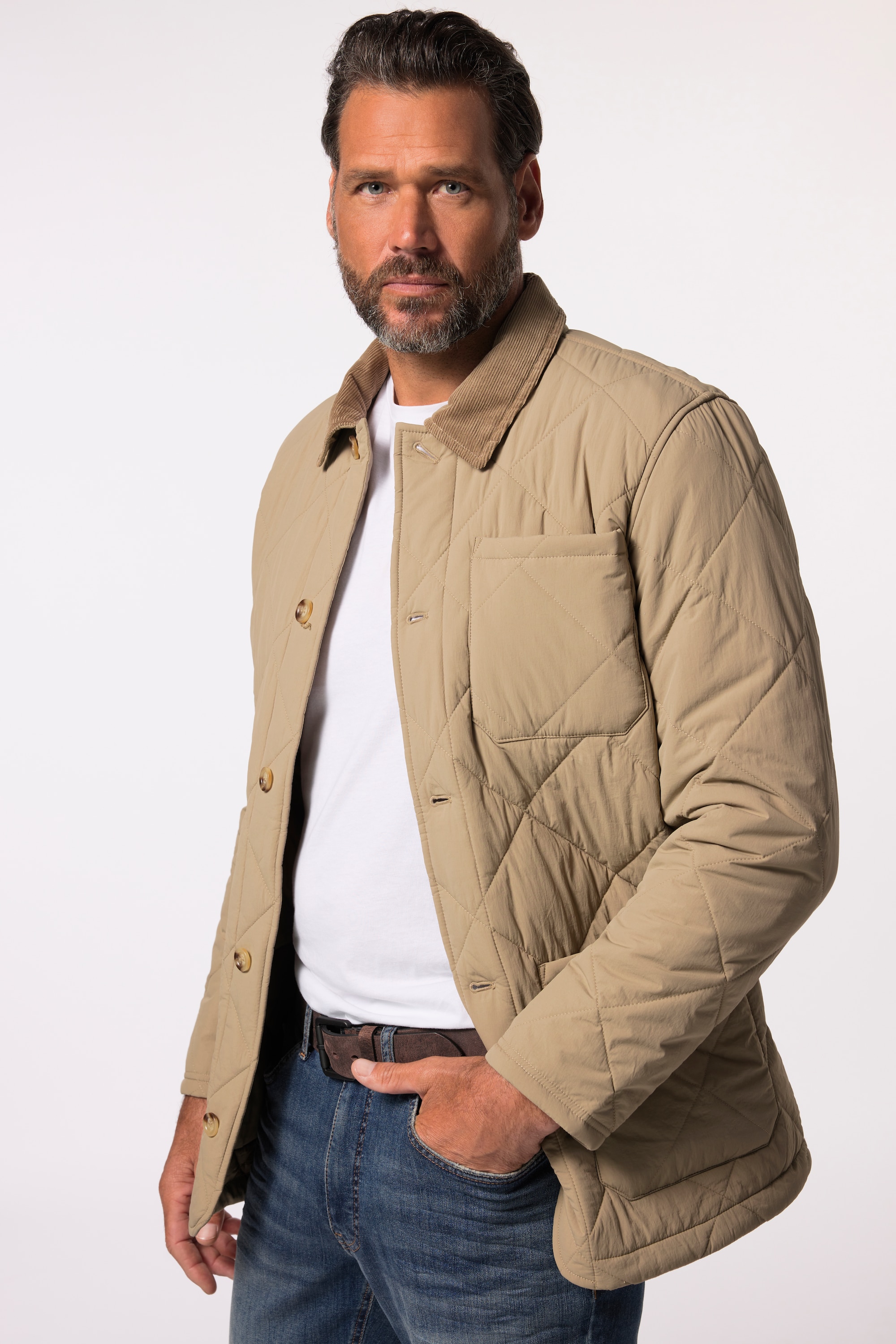 JP 1880 Herren große Größen JP 1880 Steppjacke Cowboy Cordkragen bis 8 XL 836628