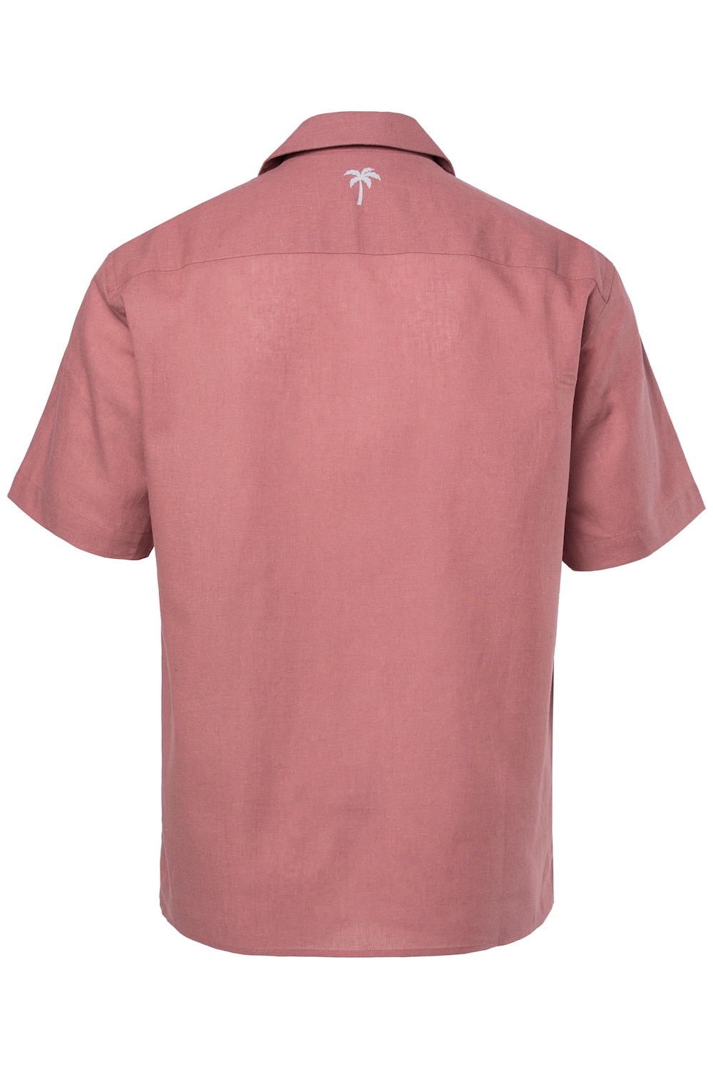 Stora storlekar Skjorta i linnemix, Her, rosa, storlek: 5XL, Linne/Bomull, Men Plus