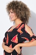 Strandkleid, Boote, A-Linie, V-Ausschnitt, Halbarm