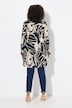 Longbluse, bedruckt, A-Linie, Hemdkragen, Langarm