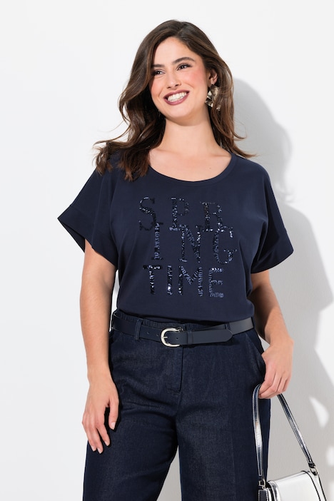 Springtime Sequined Short Sleeve Tee