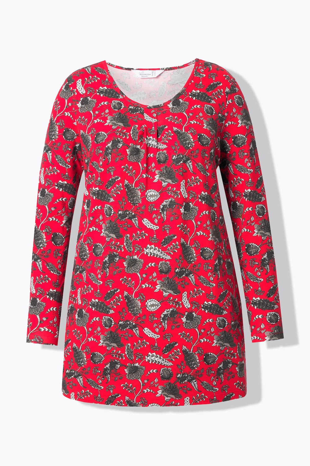 Stora storlekar T-shirt, Dam, svart, storlek: 52, Viskos, Mia Moda