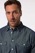 JP 1880 denim overhemd, lange mouwen, kentkraag, Modern Fit, tot 8XL