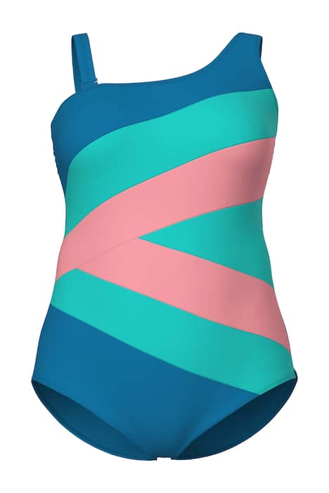 Plavky, barevné bloky, měkké košíčky, odepínací ramínka