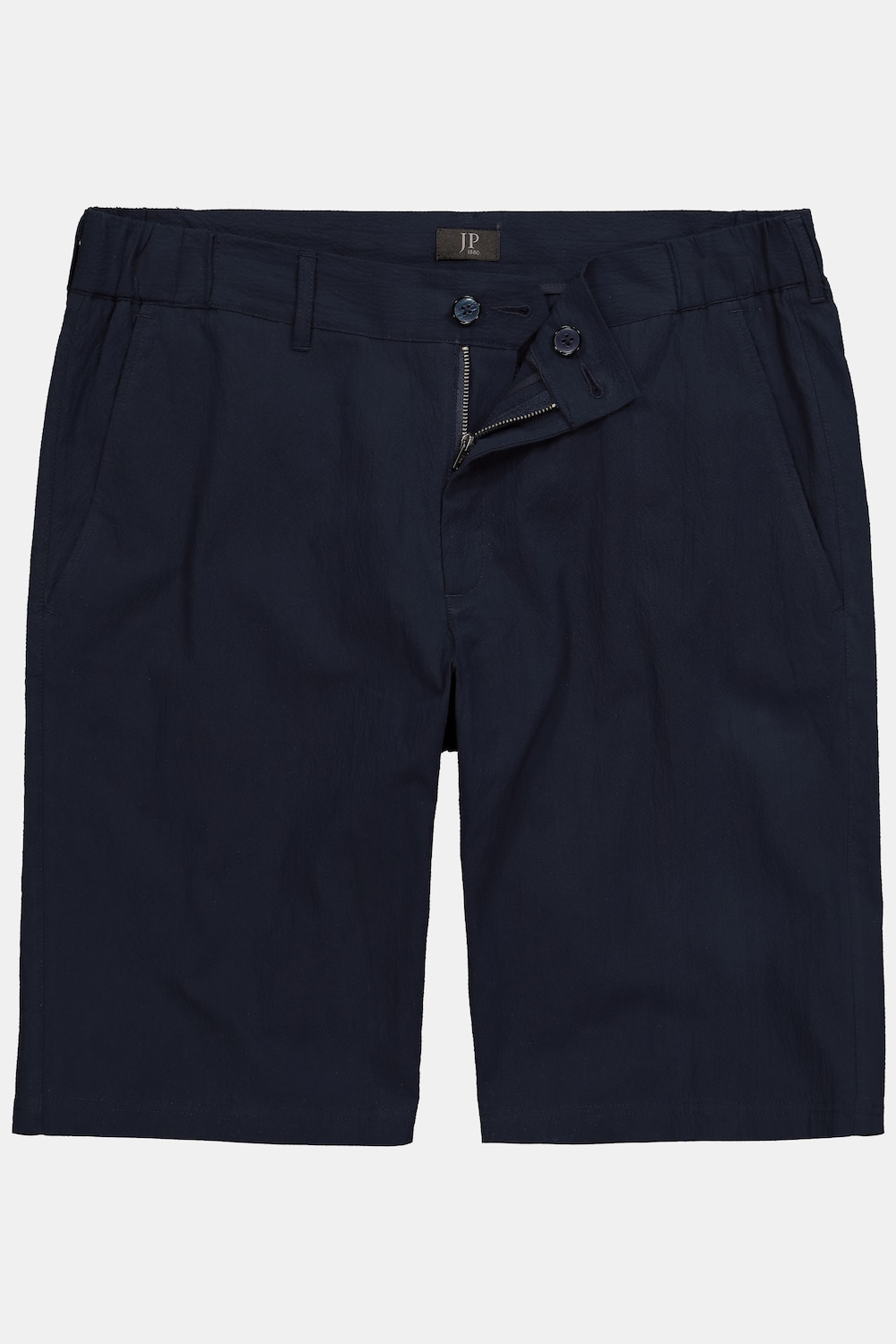 JP1880 Bermuda, Seersucker, Elastikbund, Straight Fit, bis Gr. 72