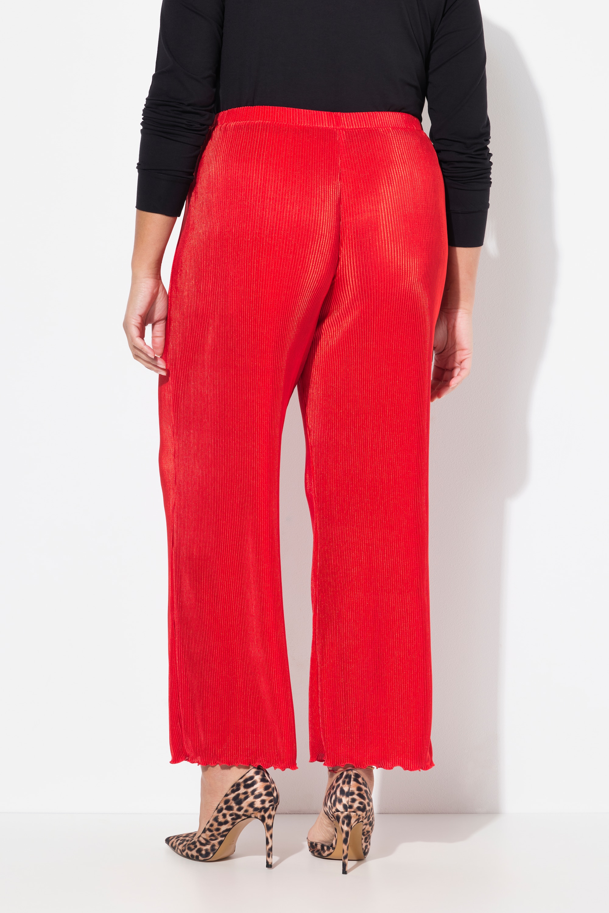MIAMODA Damen große Größen Hose Plissee weites Bein 836770