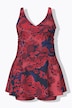 Badekleid, Shorts, Blüten, Softcups, recycelt