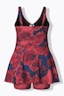 Badekleid, Shorts, Blüten, Softcups, recycelt