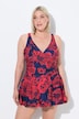 Badekleid, Shorts, Blüten, Softcups, recycelt