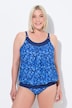 Tankini, fisk, softcups, elastisk kant, justerbare stropper