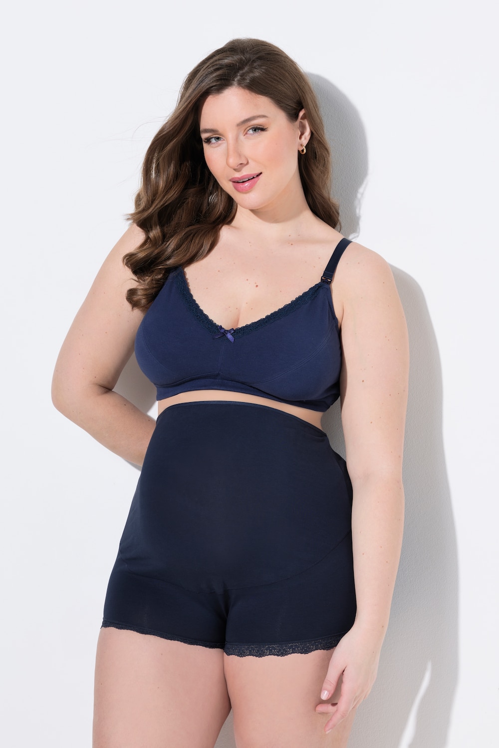 Große Größen Bellieva Still-BH, Damen, blau, Größe: 90F, Baumwolle, Ulla Popken