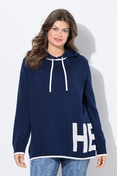 Hooded Long-Sleeve Sweater