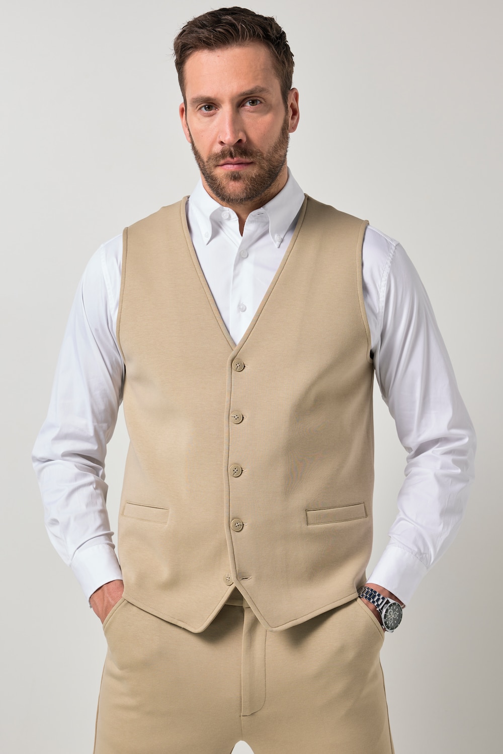 JP1880 Jerseyweste NEW YORK, FLEXNAMIC®, Business, Baukasten, bis 8 XL