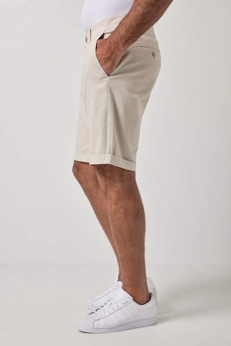 Chinobermuda, Bauchfit, Regular Fit, bis 72