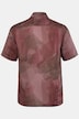 STHUGE skjorte med korte ærmer, skjult buttondown-krave og all-over print, boxy pasform, op til str. 8XL