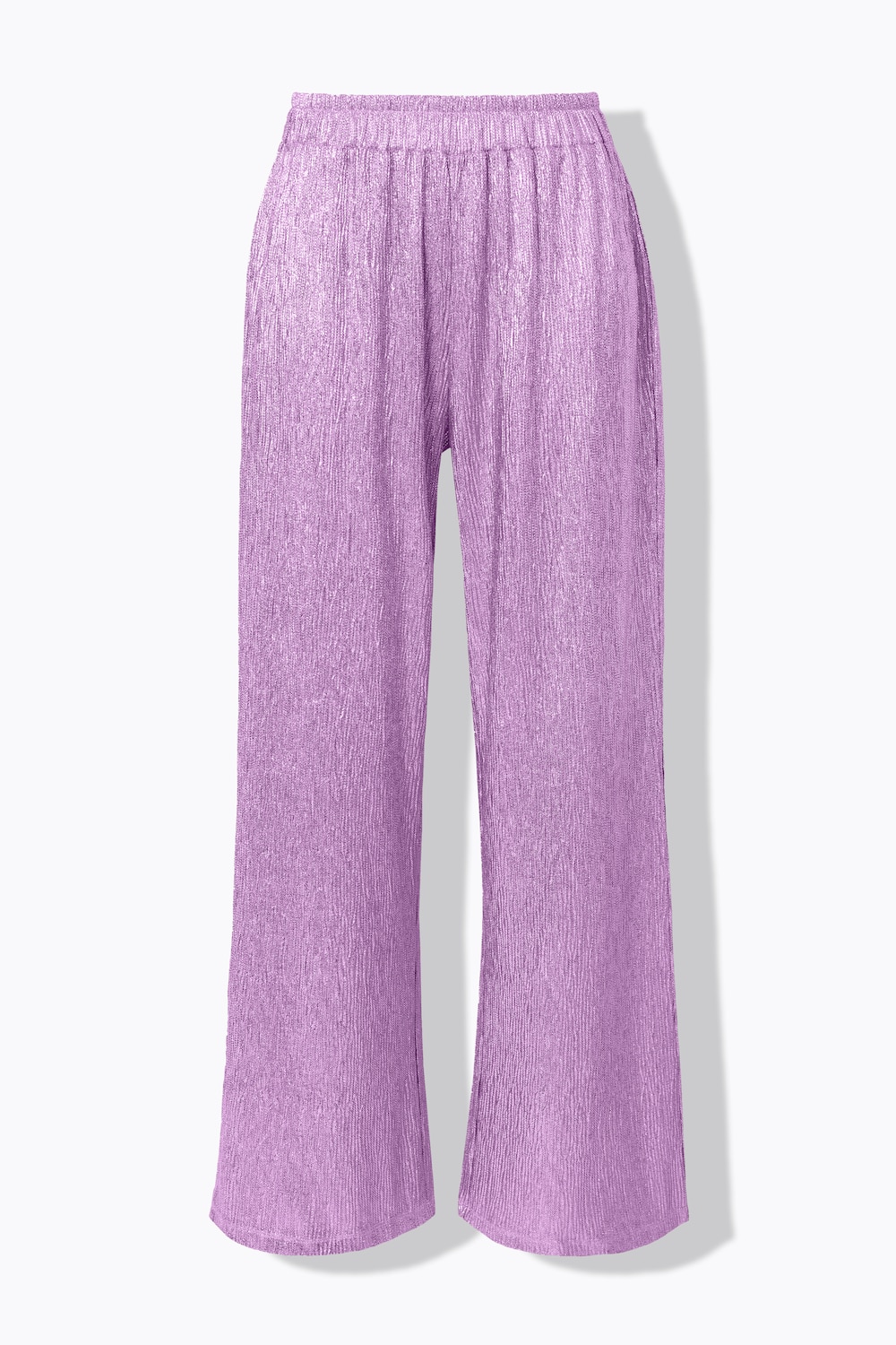 Große Größen Glitzerhose, Damen, lila, Größe: 50, Polyester, Studio Untold