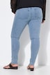 Skinny-Jeans, High Waist, Destroy-Effekten, Fransensaum