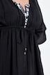 Kaftan, Oversized, V-Ausschnitt, Halbarm