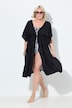 Kaftan, Oversized, V-Ausschnitt, Halbarm