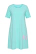 Žerzejové šaty, kulatý výstřih, krátké rukávy, OEKO-TEX Made in Green