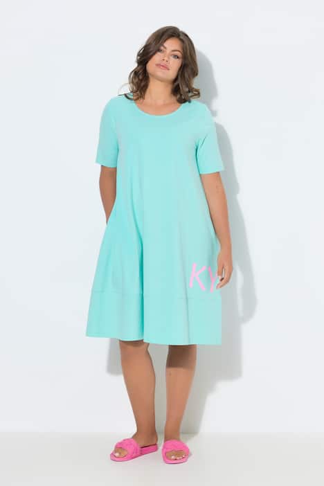 Jerseykleid, Rundhals, Halbarm, OEKO-TEX Made in Green