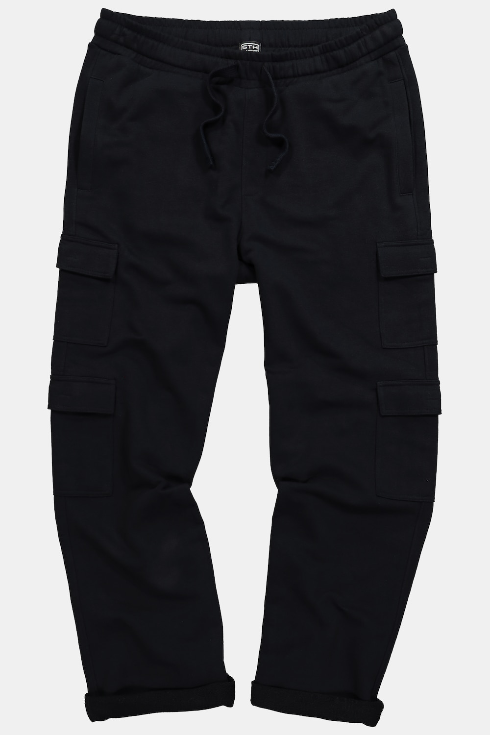 STHUGE Sweat-Cargohose, Baggy Fit, Elastikbund, Cargotaschen, bis 8 XL
