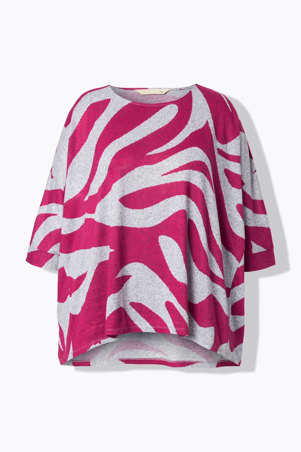 Stora storlekar Tröja, Dam, rosa, storlek: 42/44, Polyester, Mia Moda