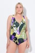 Floral Sweetheart Neckline Swimsuit