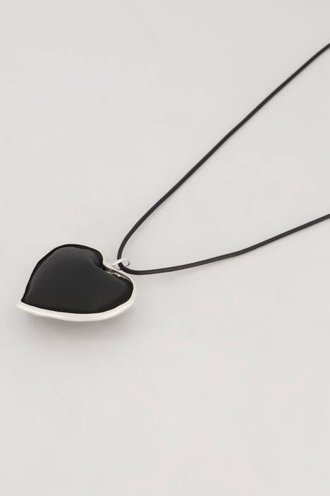 Kette, lang, Herz-Anhänger