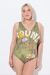 Jungle Sound One Piece Cupless Swimsuit