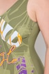 Jungle Sound One Piece Cupless Swimsuit