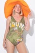 Jungle Sound One Piece Cupless Swimsuit
