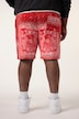 STHUGE Bermuda, elastisk linning, allover print, op til str. 8XL
