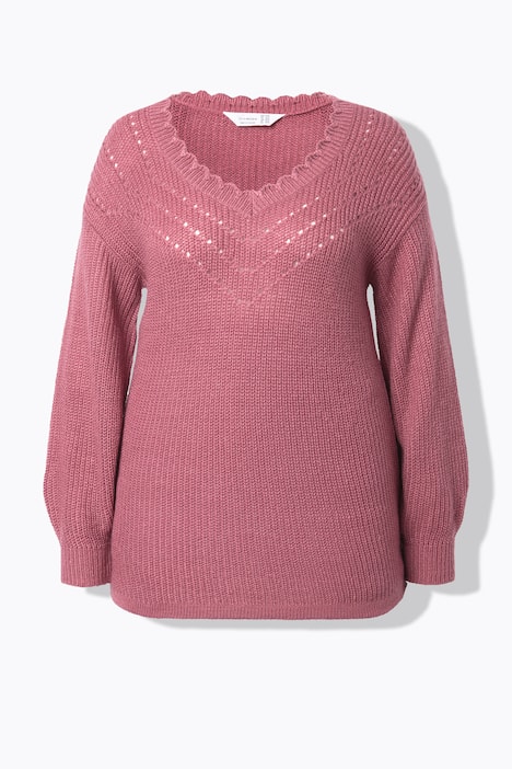 Pullover, Classic Fit, femininer Ausschnitt