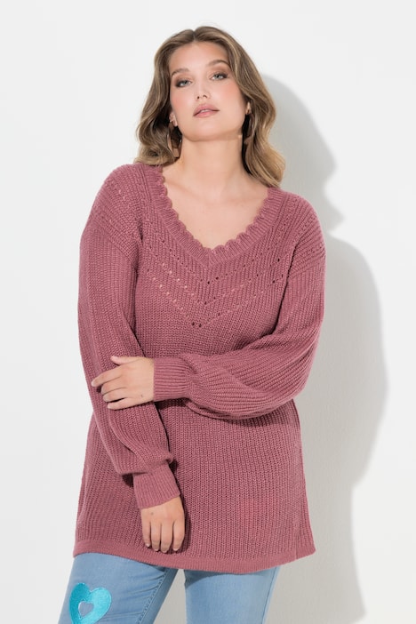Pullover, Classic Fit, femininer Ausschnitt