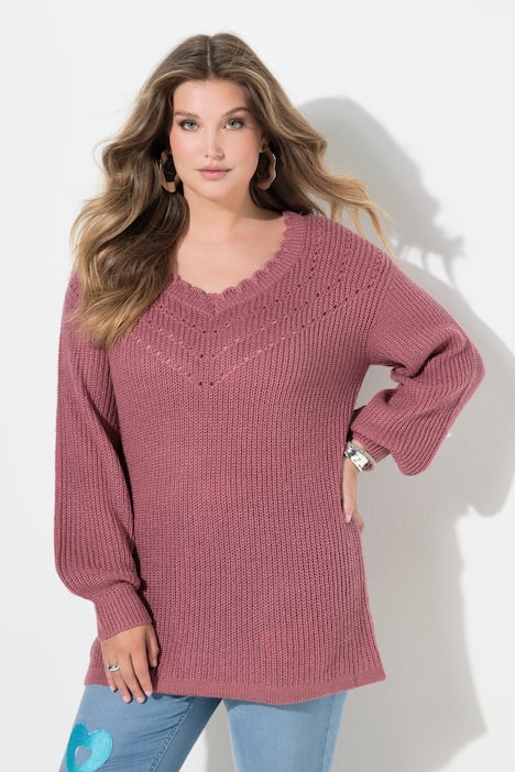 Pullover, Classic Fit, femininer Ausschnitt